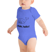 Load image into Gallery viewer, Whale, Hello! Onesie