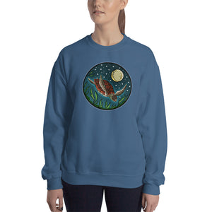 Diving Sea Turtle Sweatshirt